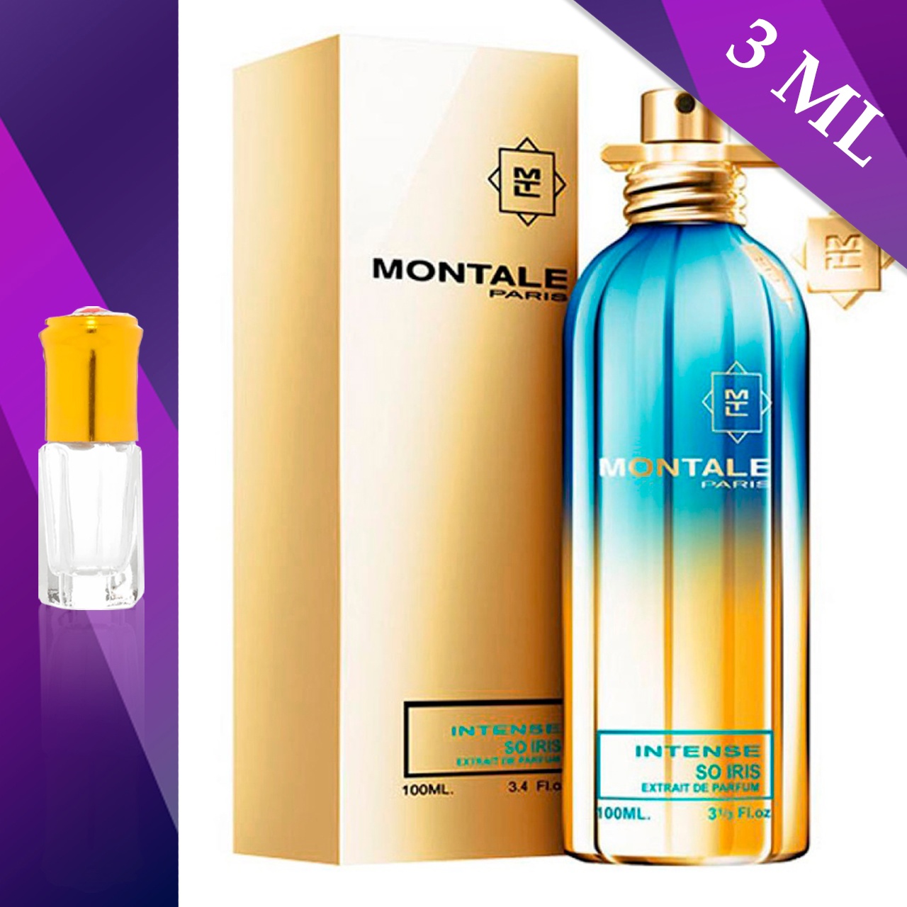 Iris intense. Монталь Ирис. Montale so Iris intense, 100 ml. Professional Intensive n09.